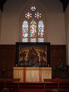 Plain altarpiece painting