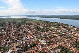 Vista aérea da cidade