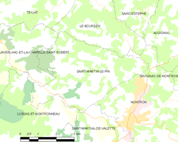 Saint-Martin-le-Pin – Mappa