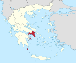 Location of Attica