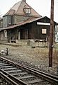 Bahnhof Altstadt mit Güterschuppen, 1987