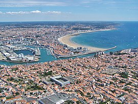 View of Les Sables-d'Olonne