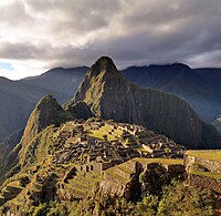 Sunrise over Machu Picchu, Peru.