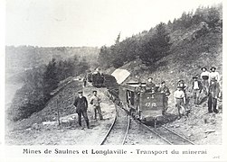 Mines de Saulnes et Longlaville - Transport du Minerai.