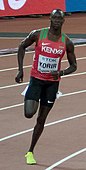 Emmanuel Korir Rang vier in 1:46,08 min