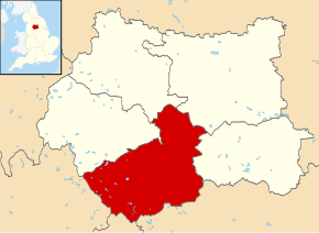 Poziția localității Borough of Kirklees