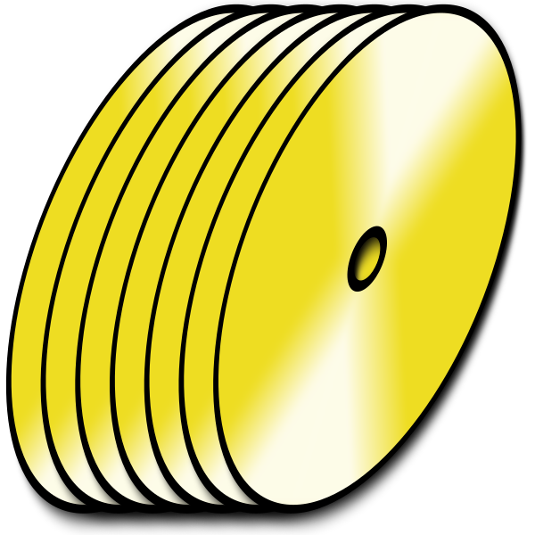 File:Septuple gold record icon.svg