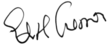 Signature de Édith Cresson