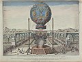 Pilâtre de Rozier: manned hot-air balloon ascent (moored) 1783 (october, 19)