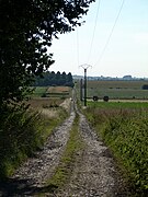 Donstiennes, rue Brunehault, limite des provinces de Namur et du Hainaut.