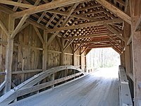 Construction detail of Bowers Bridge