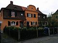 Reihenhausgruppe der Gartenstadt Werderau