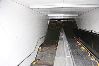 New South Ferry station after Hurricane Sandy