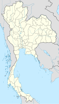 Mapa de localización de Tailandia