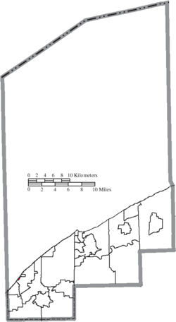 Location of Lakeline in Lake County