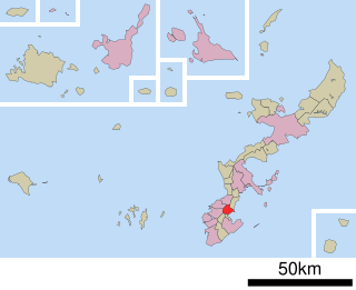 西原町位置図