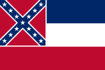 Flag of Mississippi (2001 – June 30, 2020)