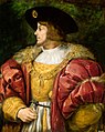 Image 50Louis II of Hungary and Bohemia – the young king, who died at the Battle of Mohács, painted by Titian. (from History of Hungary)