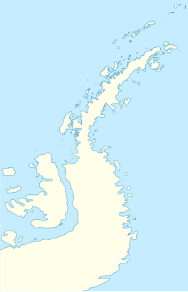 Map showing the location of Balakirev Glacier