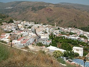 Panorama de Canjáyar Localização de Canjáyar