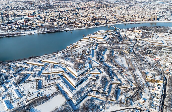 Petrovaradin Fortress in Novi Sad, Serbia by Valekd