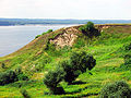 Skarpa nad Jeziorem Włocławskim, widok na zalew Wisły