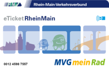 Ehemaliges E-Ticket von der Mainzer Verkehrsgesellschaft mbH, mindestens seit 2011