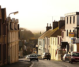 Straßenzug in Glenluce