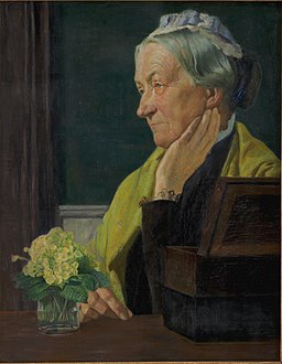 Johan Rohde: Ane Marie Rohde, f. Schmidt, kunstnerens moder, 1903. Statens Museum for Kunst