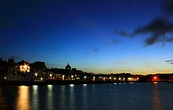 Muralla Boulevard at the mouth of Pipisik River