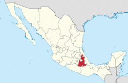 State of Puebla within Mexico