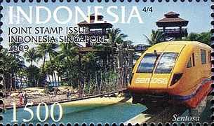 Stamp of Indonesia - 2009 - Colnect 385272 - Transportation Rail Tramways.jpeg