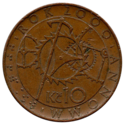 10 Kč coin series 2000