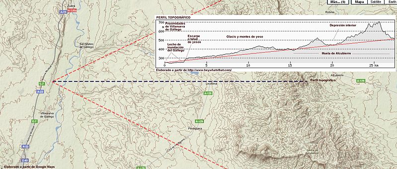 File:Alcubierre. Mapa y perfil topográficos.jpg