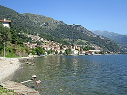 Skyline of Pianello del Lario