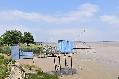 Vue du port de Beycherelle en 2023.