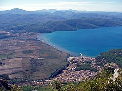 Akyaka'nın Sakar geçidinden (yükseklik: 600 m) görünüşü