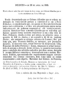 Legislação de D. Pedro I do Brasil em 1824