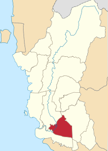 Hilir Perak highlighted in Perak, Malaysia.svg