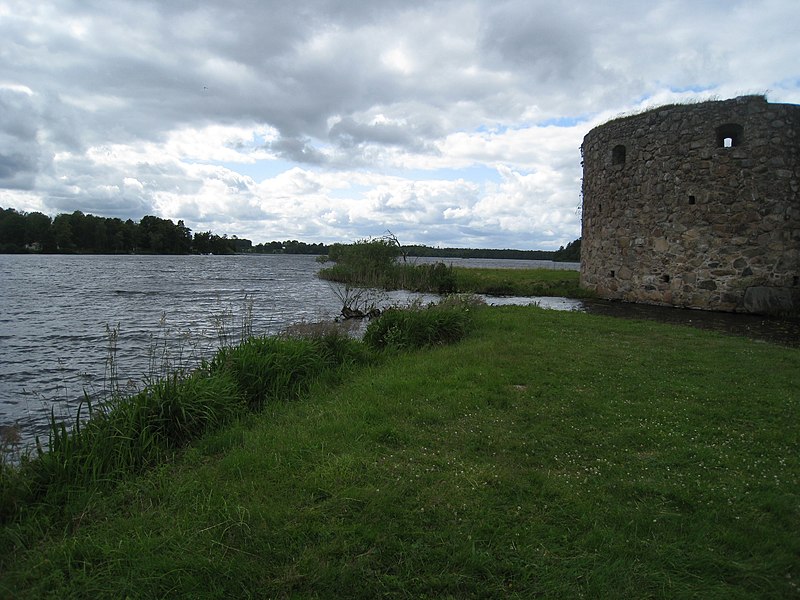 File:Kronobergs slottsruin, vallgraven från norra borgsidan, 2015a.jpg