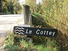 Panneau « Le Cottey », à Niévroz.