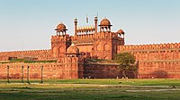 The Red Fort was commissioned by Mughal Emperor Shah Jahan in the 17th century,[9] it was the main residence of the Mughal emperors for nearly 200 years.