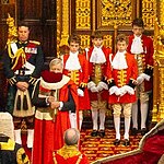 Pages of Honour at the 2023 State Opening of Parliament.