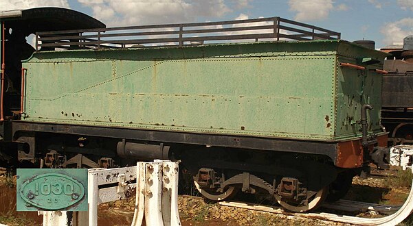 Type ZC no. 1030 with slatted coal bunker top, c. 2000