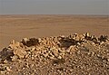 Image 11A sangar (fortification) from the Western Sahara conflict. The fortification is built of rocks on top of a mesa overlooking the Grart Chwchia, Al Gada, Western Sahara. The Sangar is facing north and was probably built by the Sahrawis in the 1980s. (from Western Sahara)