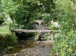 Die Hall Bridge in Wycoller, Lancashire