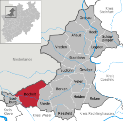 Bocholt – Mappa