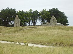 La chapelle ensablée.