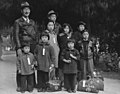 Image 9 Internment of Japanese Americans Photograph: Dorothea Lange; Restoration: Bammesk The internment of Japanese Americans in the United States during World War II was the forced relocation and incarceration in concentration camps in the western interior of the country of between 110,000 and 120,000 people of Japanese ancestry, most of whom lived on the Pacific coast. Sixty-two percent of the internees were United States citizens. These actions were ordered by President Franklin D. Roosevelt shortly after Imperial Japan's attack on Pearl Harbor. This picture shows members of the Mochida family in Hayward, California, waiting for an evacuation bus to take them to an internment center. More selected pictures