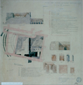 Plan des vestiges réalisé par l'architecte Alphonse Simil en 1882.